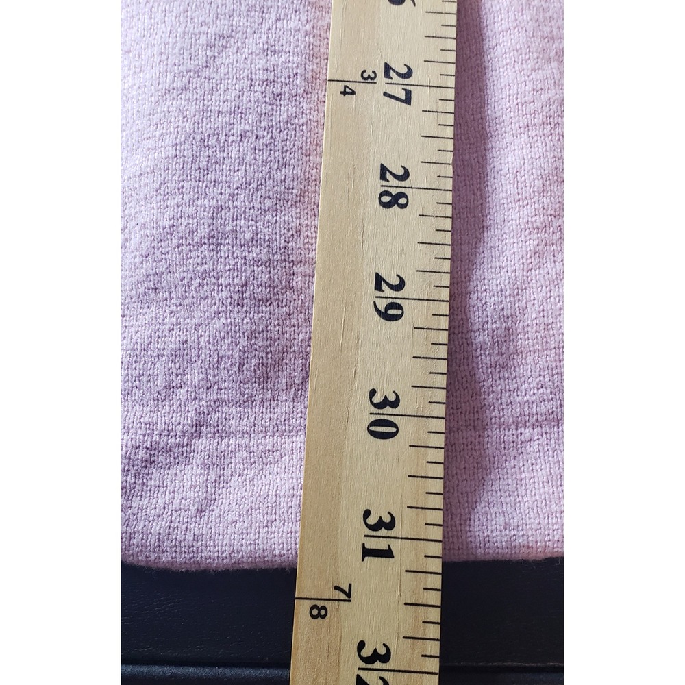 Pure Jill Kimono Sweater Pink Cotton Cashmere Oversized Knit Pocket L Casual - Picture 10 of 11